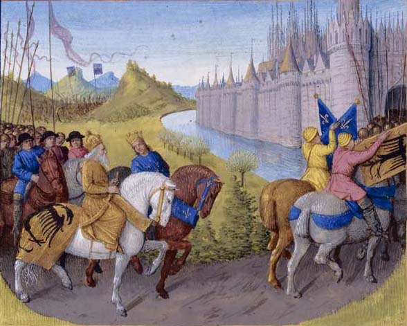 Jean Fouquet Arrival of the crusaders at Constantinople